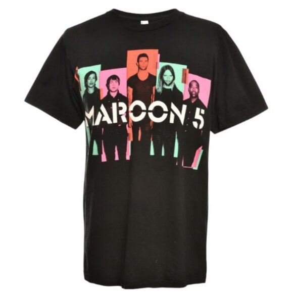 American Apparel x Maroon 5 black band T-shirt size S - Picture 1 of 6